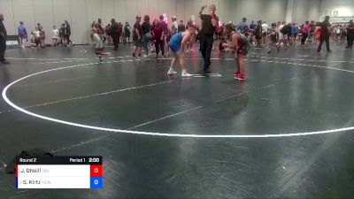 135 lbs Round 2 - Sean Kirtz, Youth Impact Center Wrestling Club vs Jonathan ONeill, Top Brother USA