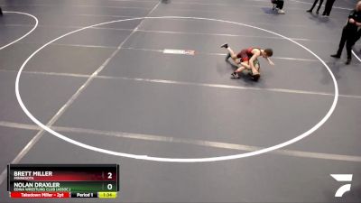 83 lbs Champ. Round 1 - Brett Miller, Minnesota vs Nolan Draxler, Edina Wrestling Club (Assoc.)