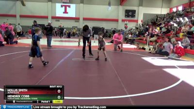 55 lbs Cons. Round 2 - Hollis Smith, Alpha Elite vs Hendrix Cobb, Tuscaloosa Takedown Titans