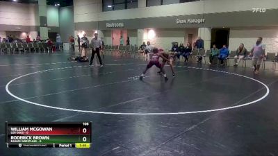 106 lbs Round 4 (16 Team) - William McGowan, Los Osos vs Roderick Brown, Eagles Wrestling