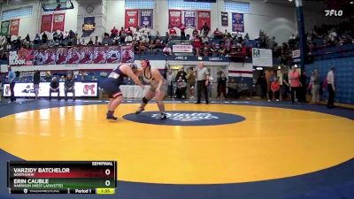 235 lbs Semifinal - Erin Cauble, Harrison (West Lafayette) vs Varzidy Batchelor, Northview