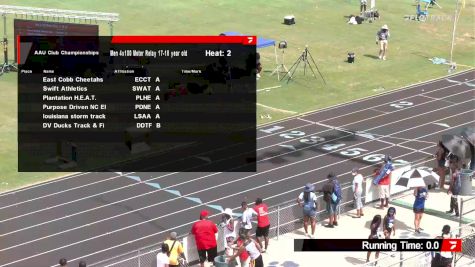 Youth Boys' 4x100m Relay, Semi-Finals 2 - Age 17-18