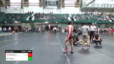 133 lbs Cons. Semi - Brock Bobzien, Unattached vs Mason Brugh, Ohio University