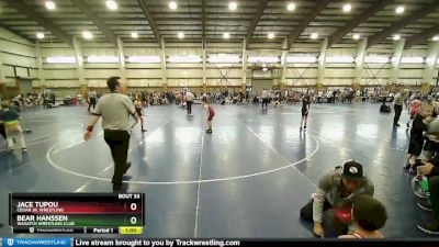 80 lbs Cons. Semi - Bear Hanssen, Wasatch Wrestling Club vs Jace Tupou, Cedar Jr. Wrestling