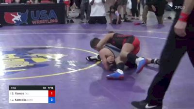 41 kg Quarters - Sky Ramos, California vs Jaxson Konopka, Connecticut