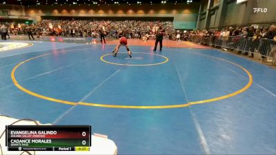 107 lbs Cons. Round 5 - Evangelina Galindo, Golden Valley (Merced) vs Cadance Morales, Grants Pass