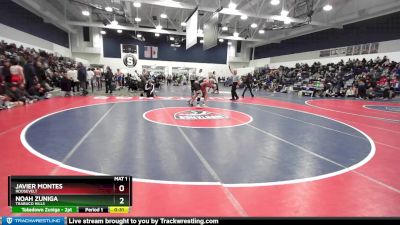 160 lbs Cons. Round 6 - Noah Zuniga, Trabuco Hills vs Javier Montes, Roosevelt