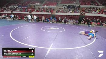 138 lbs Round 1 (16 Team) - Gillian Eckert, Comal Pieper vs Xazanya Gonzalez, Amarillo Palo Duro