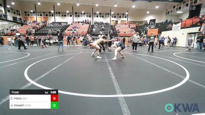 112 lbs Final - Conner Hess, Salina Wrestling Club vs Jonas Howell, Dark Cloud Wrestling Club