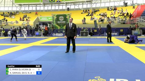 CARLOS RYAN OLIVEIRA SILVA vs KEVIN SAMUEL DA S. N. ARAZÂO 2024 Brasileiro Jiu-Jitsu IBJJF