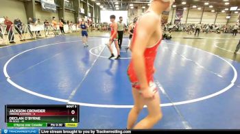 115 lbs Rd# 2 10:30am Friday - Brock Rothermel, PA Gold vs Elliott Crews, Virginia Hammers