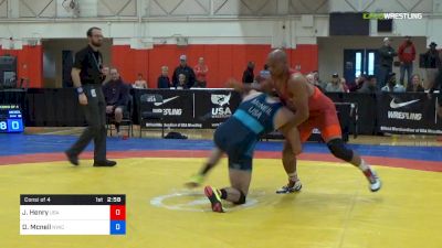 92 kg Consi Of 4 - Jeff Henry, USA Wrestling Master vs Donald Mcneil, NYAC