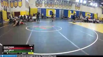 138 lbs Round 3 (8 Team) - Elias Twigg, Black Hive vs Zack Wells, A`Dale