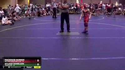 58 lbs Round 5 - Kyleigh Danielson, Texas Elite vs Mackenzie Burrier, Big Game Wrestling Club