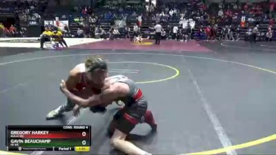 116 lbs Cons. Round 4 - Gavin Beauchamp, ISI WC vs Gregory Harkey, Bulls WC