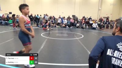 80 lbs Rr Rnd 1 - Tyler Farmer, All American K-4 vs Jack Kahley, Buffalo Valley K-4