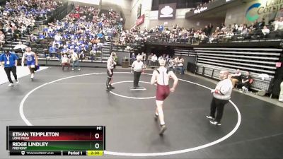 215 lbs Quarterfinal - Ridge Lindley, Fremont vs Ethan Templeton, Lone Peak