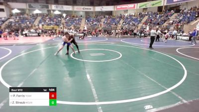 155 lbs Round Of 32 - Peyton Farris, Team Grand Valley Elite vs Zavier Straub, Mountain Ridge Middle School