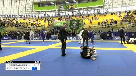 ISAAC PARREIRA BARBOSA vs ANDRE DOS SANTOS DA SILVA 2024 Brasileiro Jiu-Jitsu IBJJF