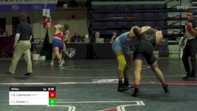 197 lbs Consi Of 8 #1 - Daniel Lawrence, Army West Point vs John Dusza, Liu