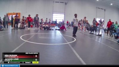 70 lbs Placement (4 Team) - Aria Bushaw, Carolina Reapers vs Jackson Lowe, Eastside