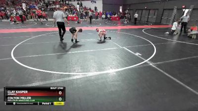 73 lbs Cons. Round 4 - Clay Kasper, Kimberly vs Colton Miller, Mollitium Wrestling Club