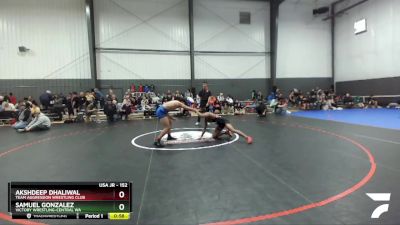 152 lbs Cons. Round 3 - Akshdeep Dhaliwal, Team Aggression Wrestling Club vs Samuel Gonzalez, Victory Wrestling-Central WA