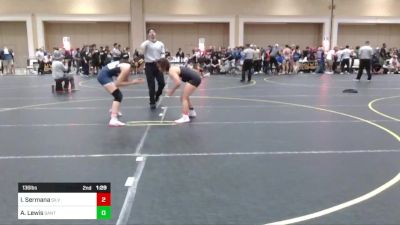 136 lbs Consi Of 16 #1 - Isabella Sermana, Silverback WC vs Alicia Lewis, Santa Monica HS