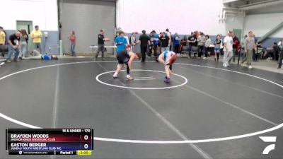 170 lbs Rr1 - Easton Berger, Juneau Youth Wrestling Club Inc. vs Brayden Woods, Anchor Kings Wrestling Club