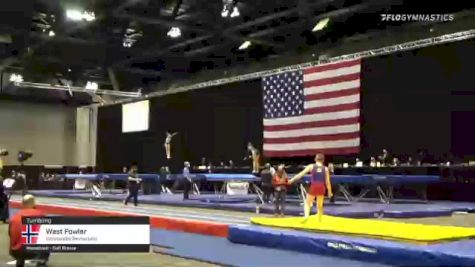 West Fowler - Tumbling, Panhandle Perfection - 2021 USA Gymnastics Championships