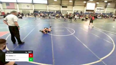 95 lbs Final - Tate Bodine, AZ Heat WC vs Justin Hanchett, Desert Dogs WC