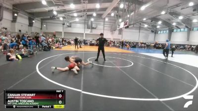 95 lbs Quarterfinal - Canaan Stewart, Amped Wrestling Club vs Austin Toscano, NXT Level Wrestling Academy