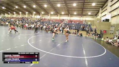 220 lbs Semifinal - Samuel Tanner, Green Canyon Wrestling Club vs Jayden Pearce, Charger Wrestling Club