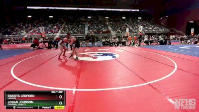 4A-144 lbs Quarterfinal - Dakota Ledford, Laramie vs Logan Johnson, Campbell County