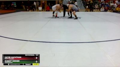 197 lbs Champ. Round 1 - Jacob Hachtman, King`s College vs Robert Keener, Shenandoah