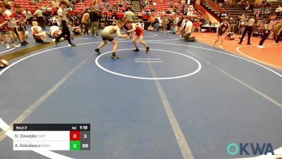 110 lbs Rr Rnd 2 - Noah Dawejko, RagTag vs Aiden Robideaux, Samurais