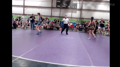 90 lbs Quarterfinals (8 Team) - Ava Ocampo, Beast Mode vs Easton Dadiomoff, Mayhem WC Black