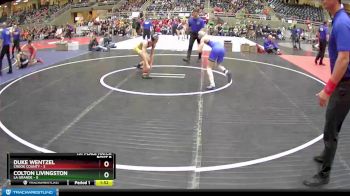 115 lbs Finals (8 Team) - Colton Livingston, La Grande vs Duke Wentzel, Crook County