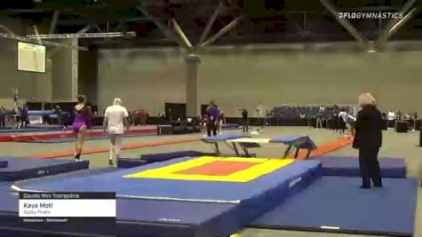 Kaya Motl - Double Mini Trampoline, Gypsy Flyers - 2021 USA Gymnastics Championships