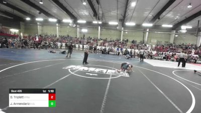 81 lbs Rr Rnd 3 - Denton Triplett, Stout Wrestling Academy vs Jeselle Armendariz, X-CLUSIVE Wrestling