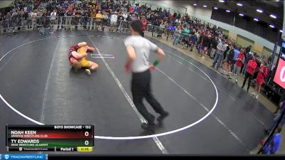 132 lbs Cons. Semi - Ty Edwards, SPAR Wrestling Academy vs Noah Keen, Spartan Wrestling Club