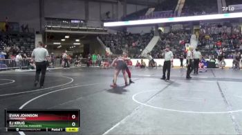 157 lbs Cons. Round 1 - Ej Krug, South Central Punishers vs Evan Johnson, Thunderbird