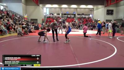 100 lbs Cons. Semi - Jameson Bolen, Chelsea Wrestling vs Bayani Galvez, Assassins Wrestling