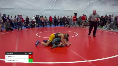 110 lbs Semifinal - Dj Noel, Pittsburgh vs Carter Hoffman, Dover