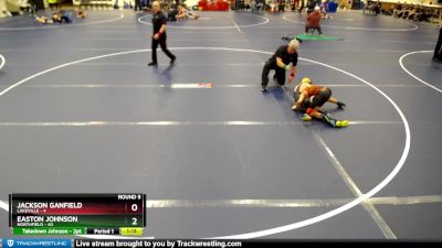 84 lbs Round 5 (6 Team) - Easton Johnson, Northfield vs Jackson Ganfield, Lakeville