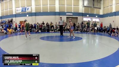 73 lbs Round 1 (10 Team) - Cole Bibelhauser, Floyd Wrestling Club vs Cooper Welte, Quaker Wrestling Club