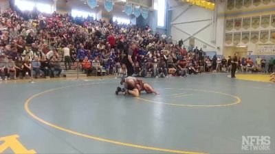 126 lbs Cons. Round 2 - Qwantez Watkins, Smyrna H S vs Ryan Goehner, Delmar Junior-Senior H S