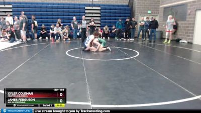 158 lbs Quarterfinal - James Ferguson, All In Wrestling vs Xyler Coleman, Fighting Squirrels