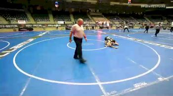 145 lbs 5th Place - Sam Rock, Brighton Wrestling Club vs Rhett Briggs, South Central Punisher Wrestling Club