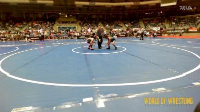 67 lbs Round Of 32 - Jaxton Coyer, Michigan West Wrestling Club vs Camden Prier, Mulvane Jr. Wrestling Club